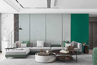 温州轻奢风格-客厅