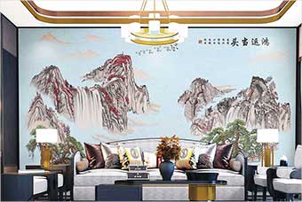 温州森佰汇航空纤维墙咔（鸿运当头）